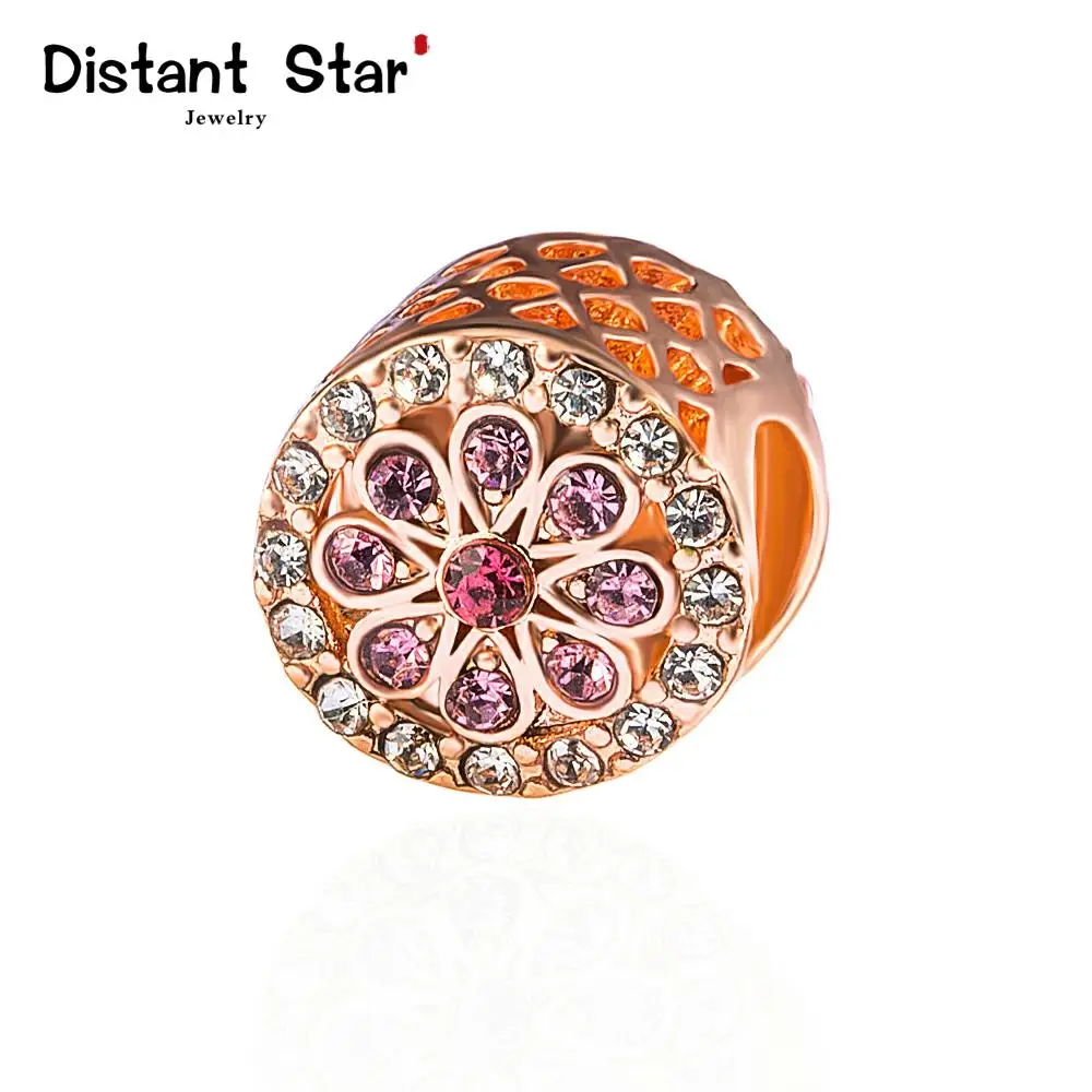 Изысканные круглые Европейские Бусины из цинкового сплава аксессуары для