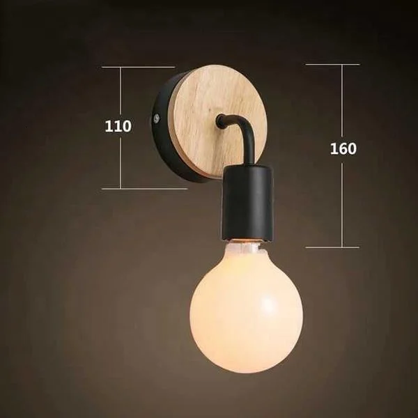 Ретро настенный светильник для гостиничного номера декоративный античный