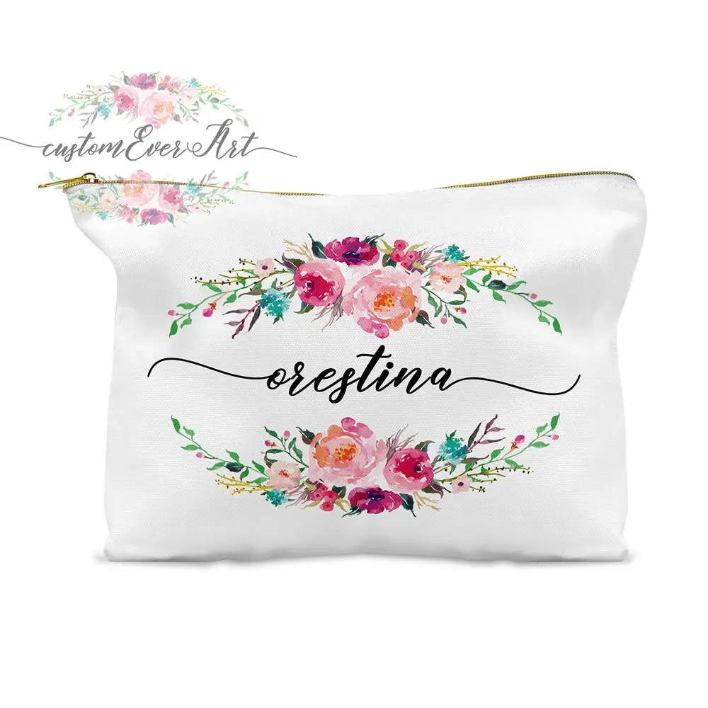 Изготовленная на заказ косметичка для макияжа сумка женщин Персонализированная