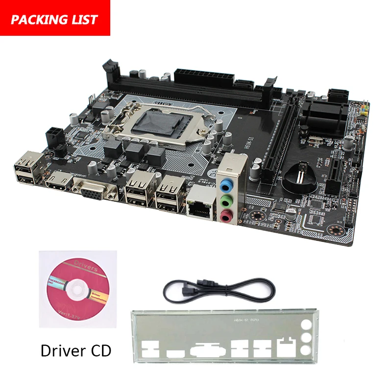 H61 H61M-S1 LGA 1155 настольная материнская плата Поддержка socket LGA1155 DDR3 Mico-ATX для Intel i3/i5/i7 интегрированная графическая плата