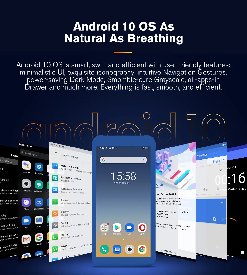 Смартфон BLACKVIEW BV6300 экран 5 7 дюйма Helio A25 3 ГБ + 32 4380 мАч Android 10 мобильный телефон NFC |