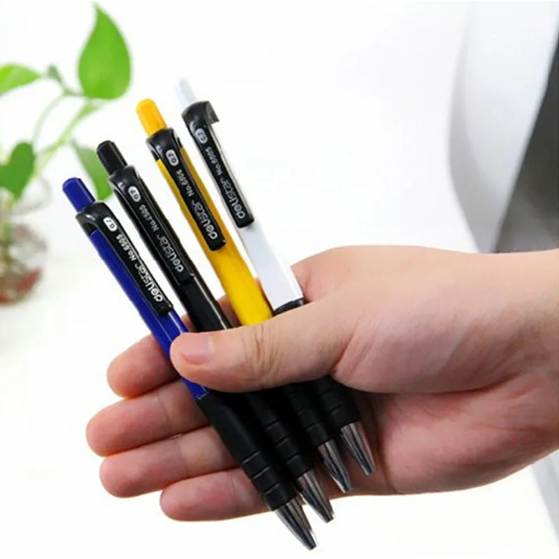 

luxury 6505 Ballpoint Pen 3 PCs Office Supplies Medium Oil Ballpoint Pen 0.7 Click Ballpoint Pen Student Stationery ball pen