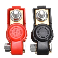 1pair newest auto car battery terminal clamp clip connector positivenagative quick release battery terminals clamp for car boat