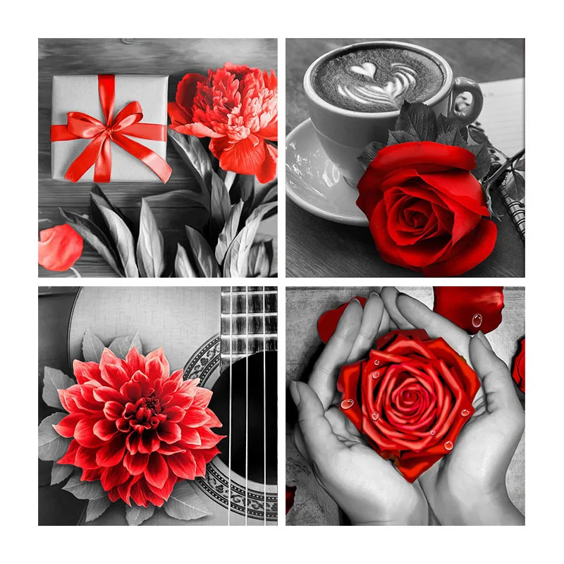 

Square Round Drill 5D DIY Animal Flower Diamond Embroidery Painting Diamond Cross Stitch Handmade Mosaic Art Children Gift