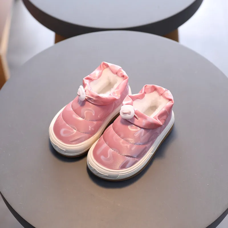 

Winter Baby Warm Shoes Thicken Plush Girls Casual Shoes Soft Kids Snow Shoes Boys Toddler Sneakers Children casual shoes