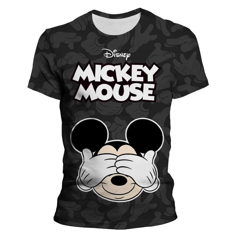 

Mickey Mouse 3D T Shirt Men Women Children Disney Cartoon Anime Printed T-shirt Summer Short Sleeve Boy Girl Kids Tops Cool Tees
