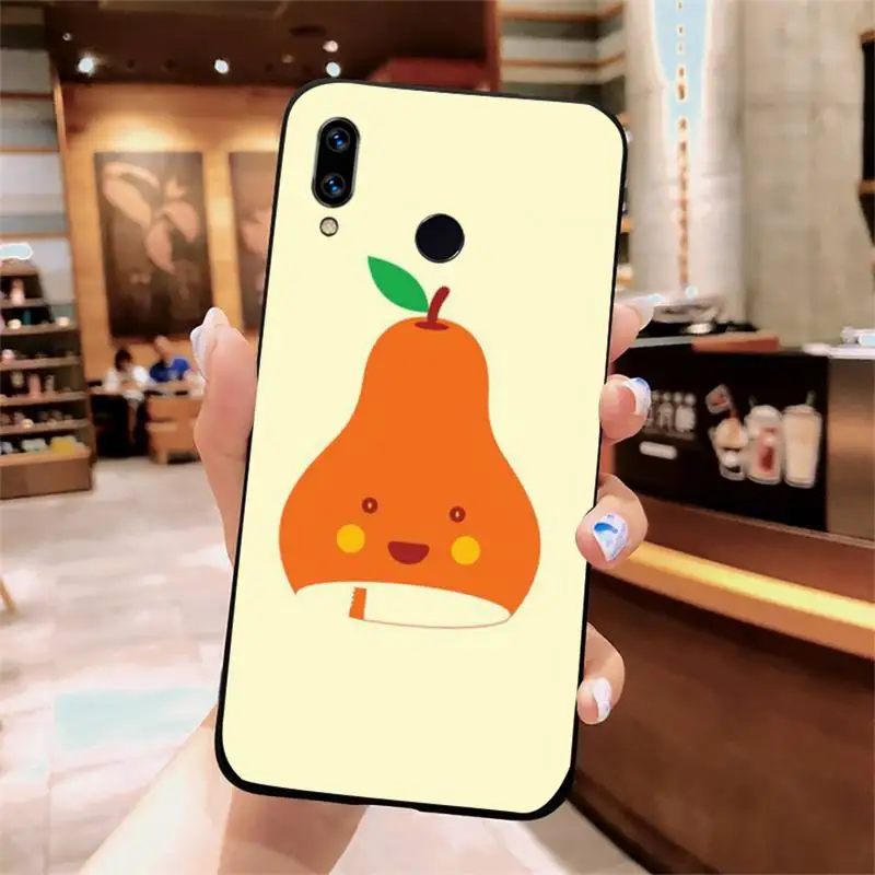 

Slok summer fruit pear shell Phone Case For Xiaomi Redmi note 7 8 9 t k30 max3 9 s 10 pro lite