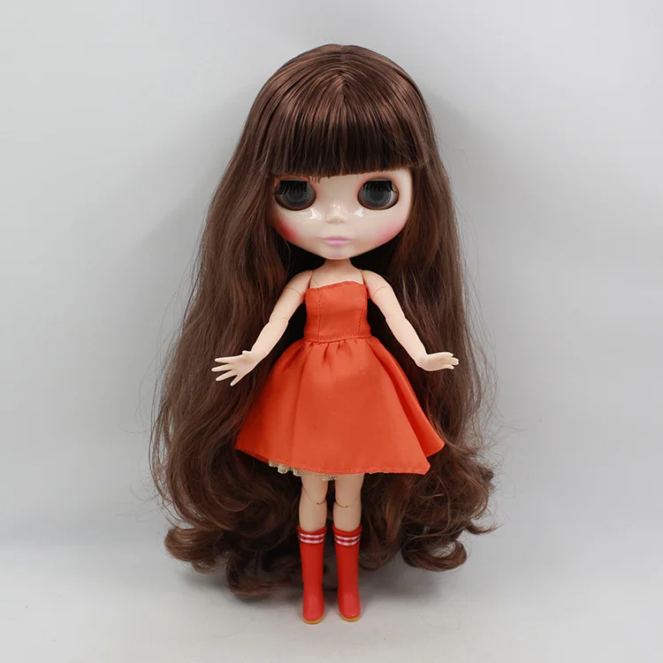 

Шарнирная кукла KSM 0010, куклы blyth с коричневыми волосами, шарнирная игрушка для девочек