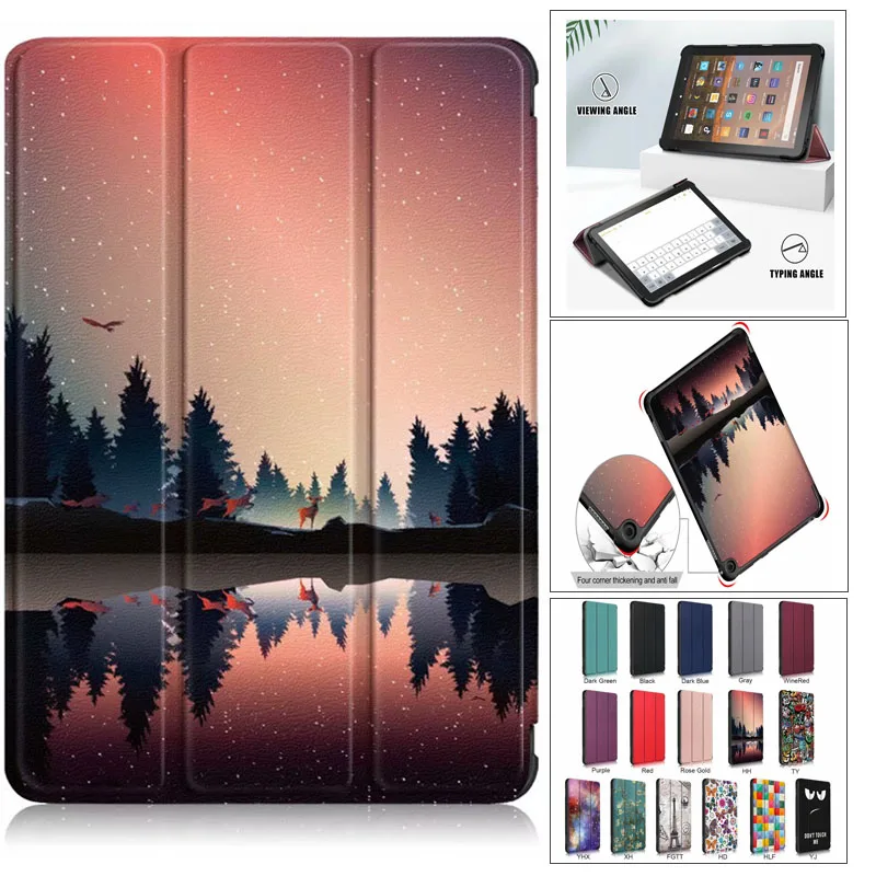 

Magnetic PU Leather Case for Amazon Fire HD8 HD 8 Plus 2020 8.0" Tablet Funda Capa Cover for Amazon Fire HD8 HD 8 2020 Case