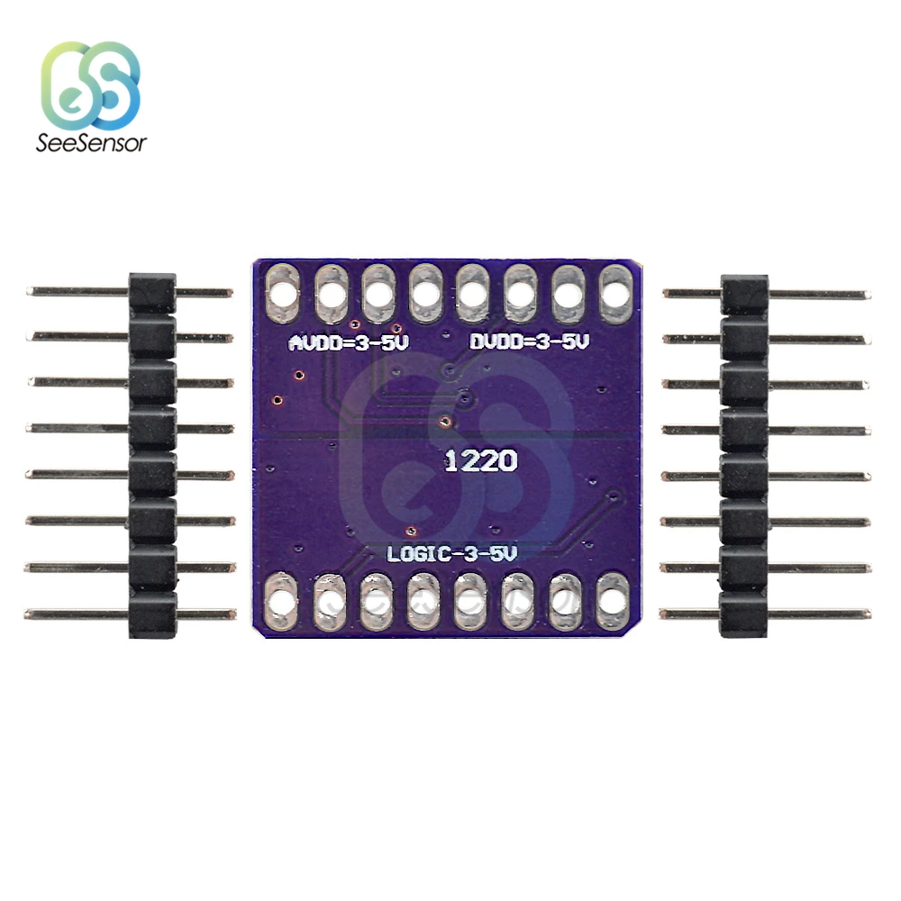 Фонарь ADS1220 ADC A/D модуль преобразователя SPI I2C с низким энергопотреблением 24-битный