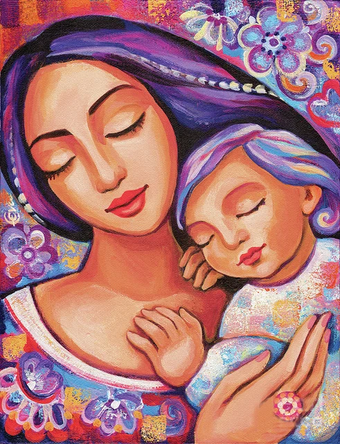 

Mother Kid 5D Diy Diamond Painting Cartoon Rhinestone Embroidery Diamond Mosaic Cross Stitch Kits Home Decoration