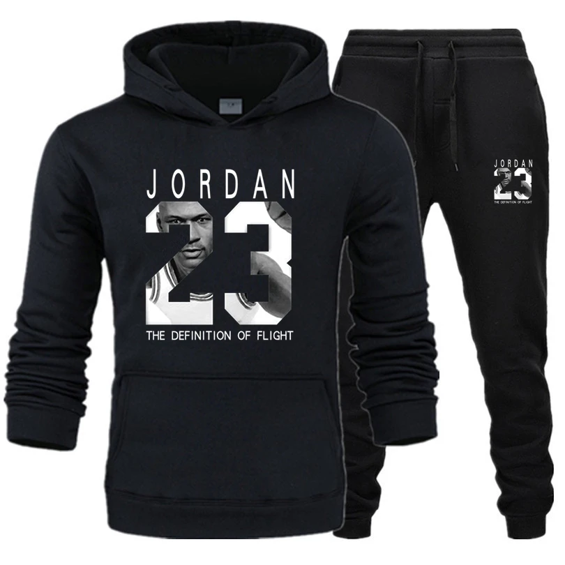 Новинка 2019 брендовая Новая мода JORDAN 23 Мужская спортивная одежда с принтом