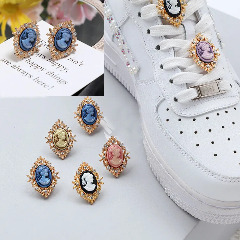 

New laces decorative buckle white pearl shoe accessories shiny rhinestone women's shoes decorative accessories