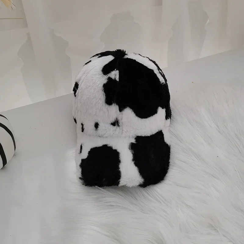 Осенне-зимняя хлопковая шапка детская модная универсальная плюшевая бейсболка с