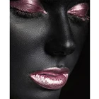 Полноформатная Алмазная вышивка с изображением Африканской девушки, алмазная живопись, вышивка крестиком с изображением черной женщины, Современный домашний декор