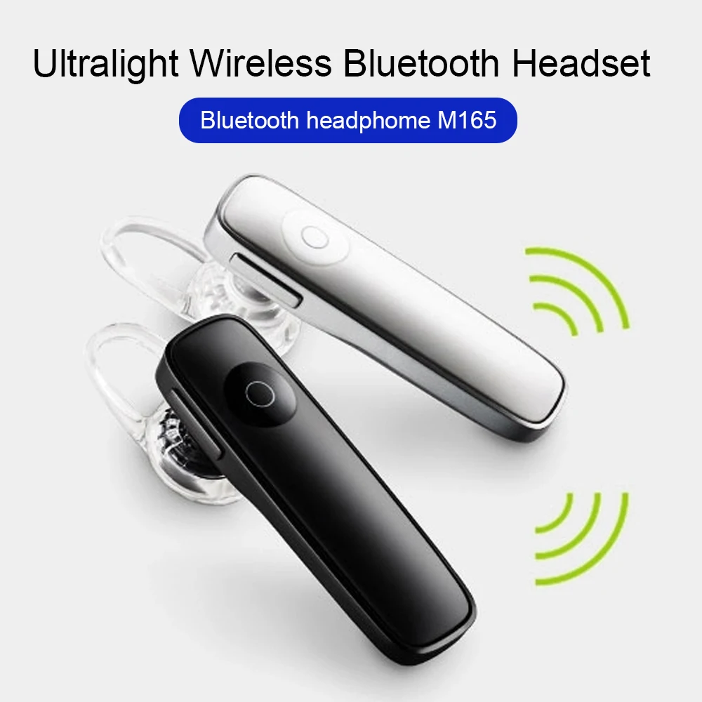 

Wireless Bluetooth Earphone Mini Ear Hook Hands Free Call Stereo Music Earbud with Microphone for Smart Phones