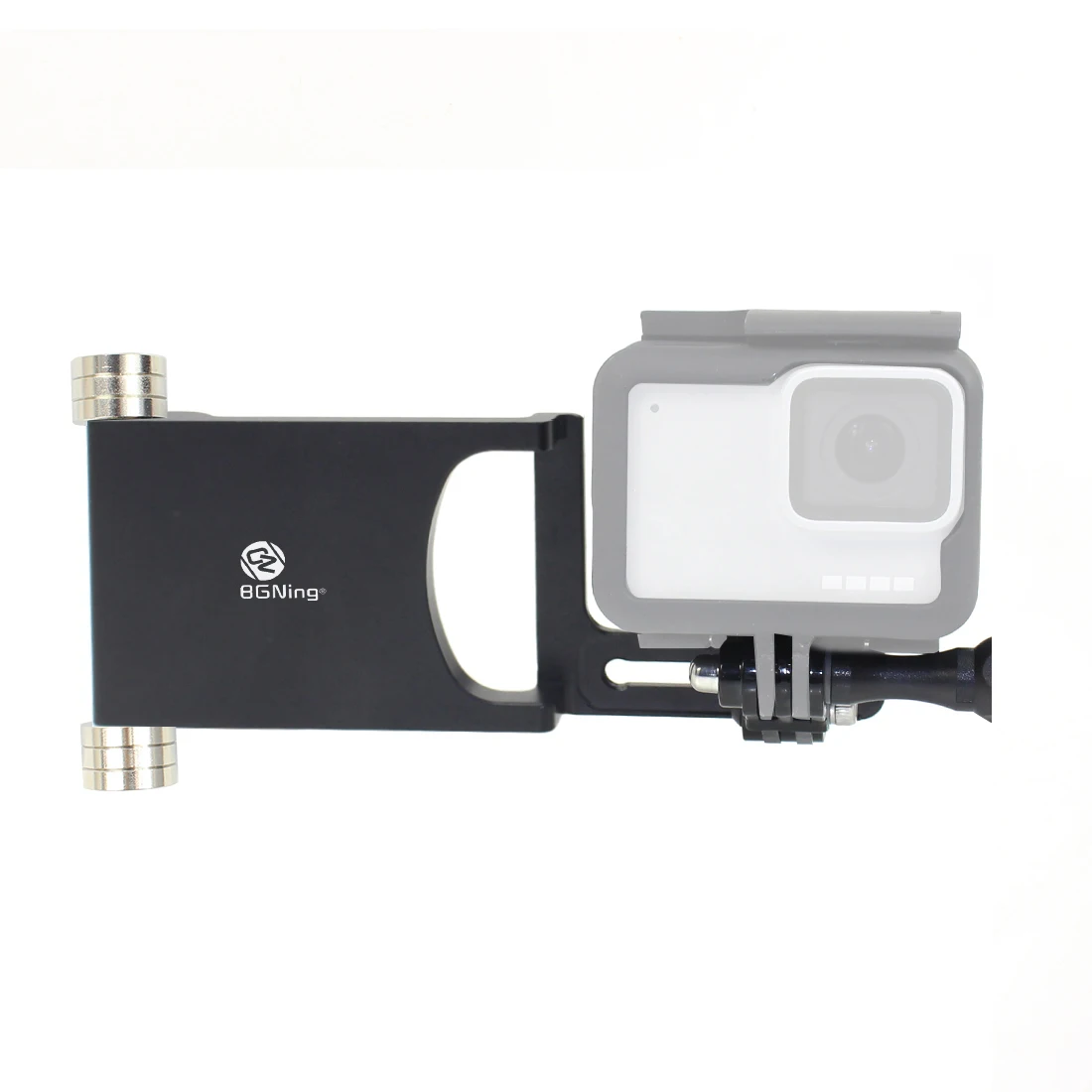 

BGNing Aluminum Gimbal Switch Mount Adapter Plate for DJI MOZA Selfie Handle w/ Mini Tripod for GOPRO 8 Sports Camera Holder