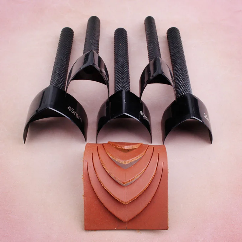 Ковровая ручка v образной формы с ремешком и вырезать удар RCIDOS DIY кожаный угловой