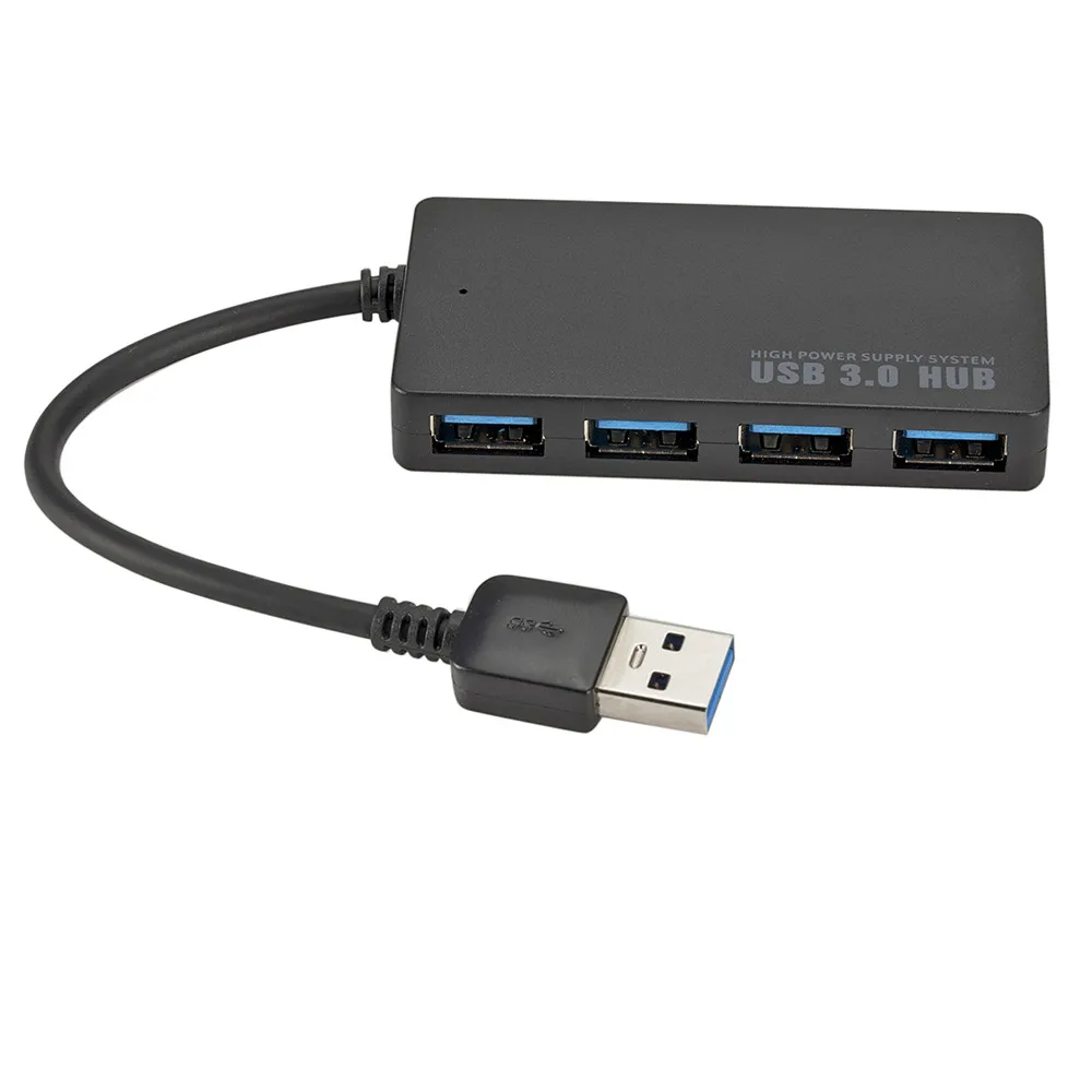 Ультратонкий 4 портовый концентратор USB3.0 высокоскоростной индикатор освещение