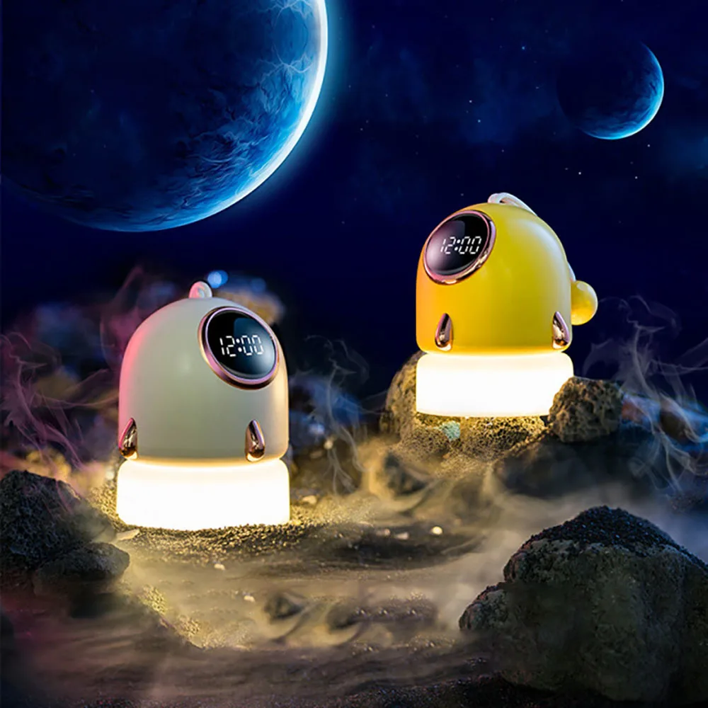 

Multifunction Starry Sky Night Light Children Projection Lamp Clock Countdown Home Decor Bedside Desk Lamp LED Table Lamp