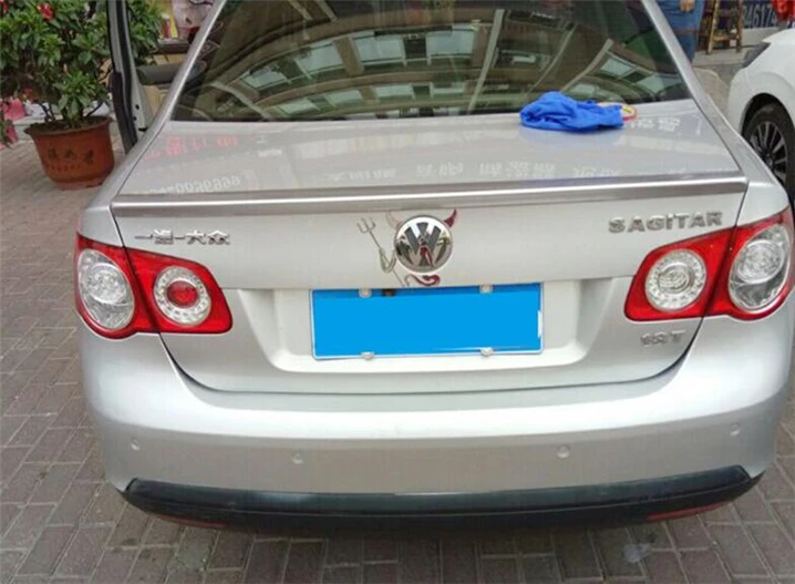 Для VW спойлер jetta Высокое качество ABS Материал заднего крыла первоклассника Цвет