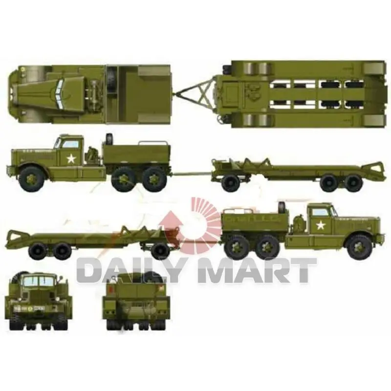 

US Stock 1/35 Trumpeter 63501 American M19 Hardtop Tractor Plastic Tank Model TH06151-SMT2