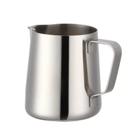 milk frothing pitcher stainless steel 304 400ml espresso steaming pitcher coffee decorating pitcher for cappuccino latte