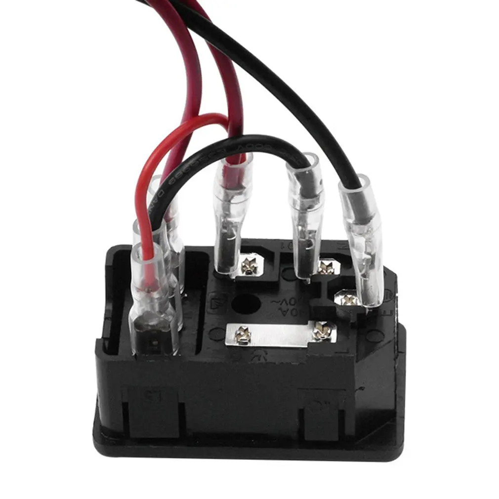 

3DSWAY 3D Printer Accessories Power Switch Socket Module 220V/110V 10A with Fuse