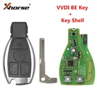 Xhorse VVDI BE Key Pro для Benz XNBZ01CH Чип дистанционного ключа улучшенная версия 5 шт.партия может обменять маркер для VVDI MB BGA инструмента