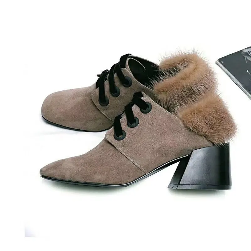 Высококачественная обувь из натуральной кожи на высоком каблуке Простые