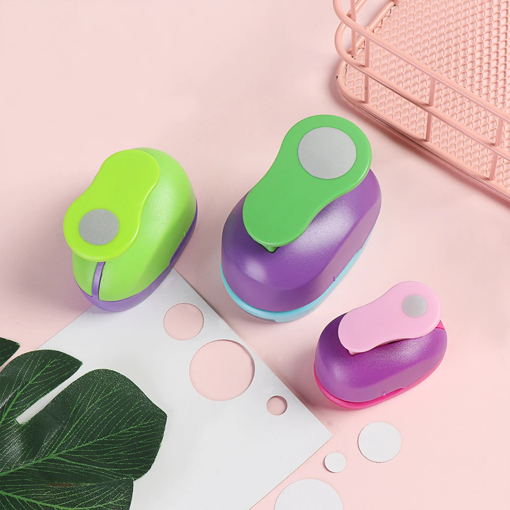 

1PC Cute Paper Scrapbooking Cutter Embossing Paper Shaper Cutter Cards Round Hole Punch Handmade Cards Making Supplies