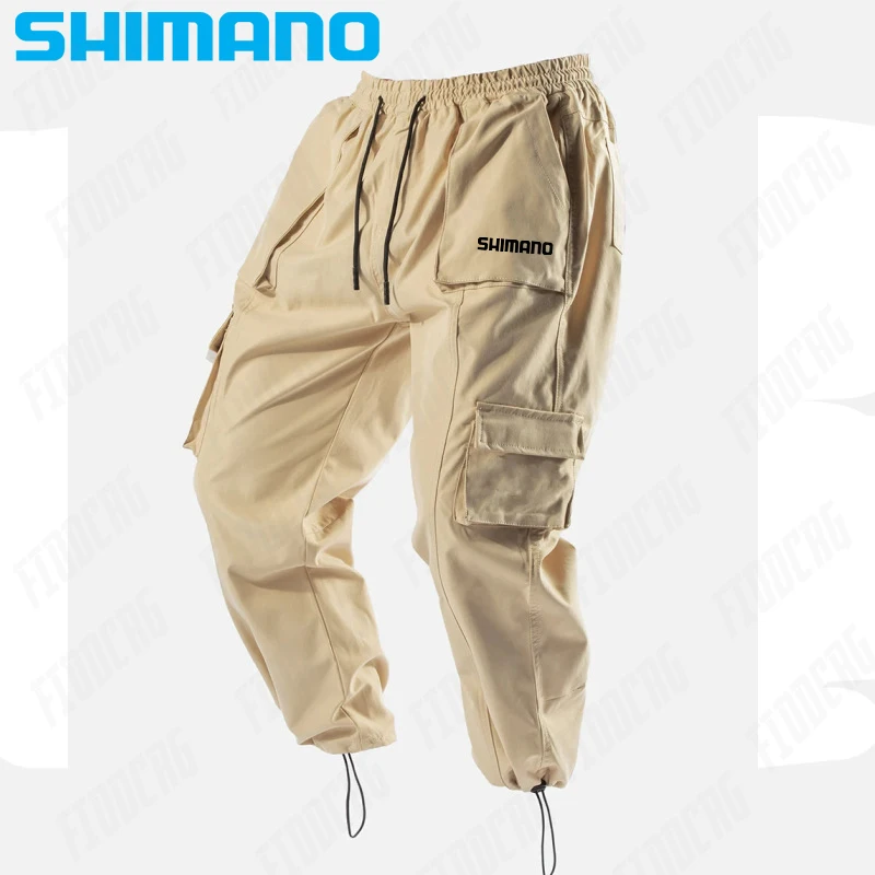 

Shimano Fishing Pants Waterproof Fishing Clothes Hiking Multi-Pocket Outdoor Hunting Men Pants Tactics Trousers Fishing Clothing