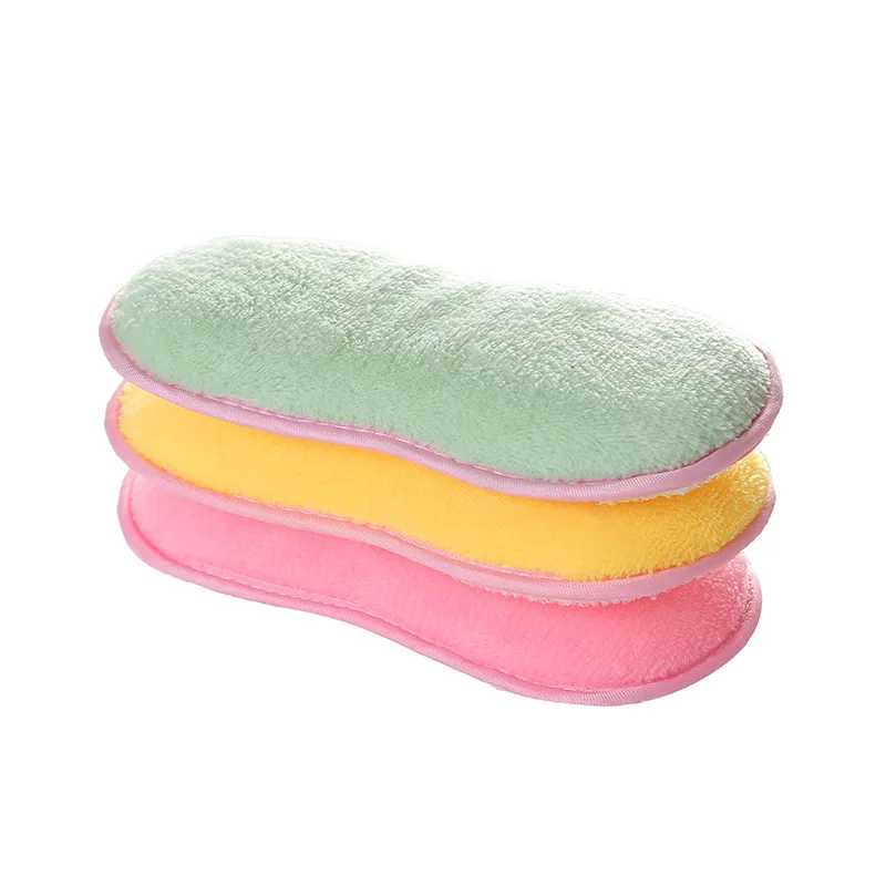 

5pcs Kitchen Strong Oil-free Fiber Dishwashing Towel, Dishcloth, Sponge, Double-sided Dishwashing Brush for Descaling
