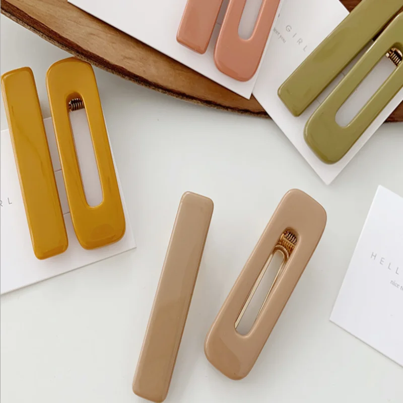 Супер текстурированная шпилька для волос авокадо в стиле Instagram осень-зима