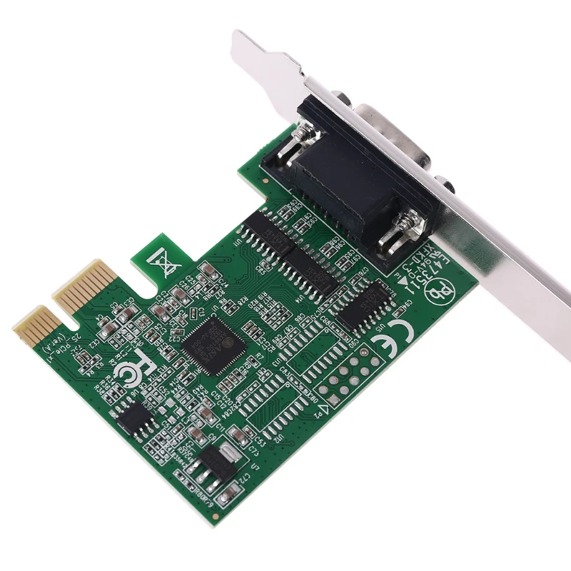 PCIE к DB9 RS232 последовательный порт Райзер-карта PCI 99100 1S чипсет контроллер карта PCI-E