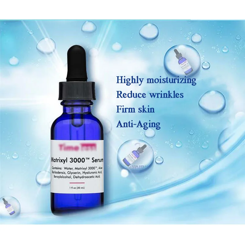 

Matrixyl 3000 + Hyaluronic Acid Serum Anti wrinkle ,anti aging,Highly moisturizing,Lifting Firming skin care for facial 30ml