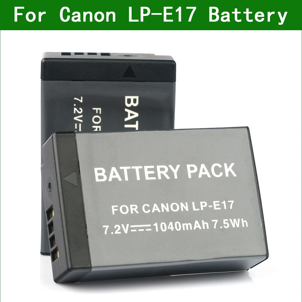 LP-E17 LP E17 Digital Camera Battery For Canon EOS 77D 200D 250D 750D 760D 800D 850D 8000D 9000D 200D II M6 Mark II