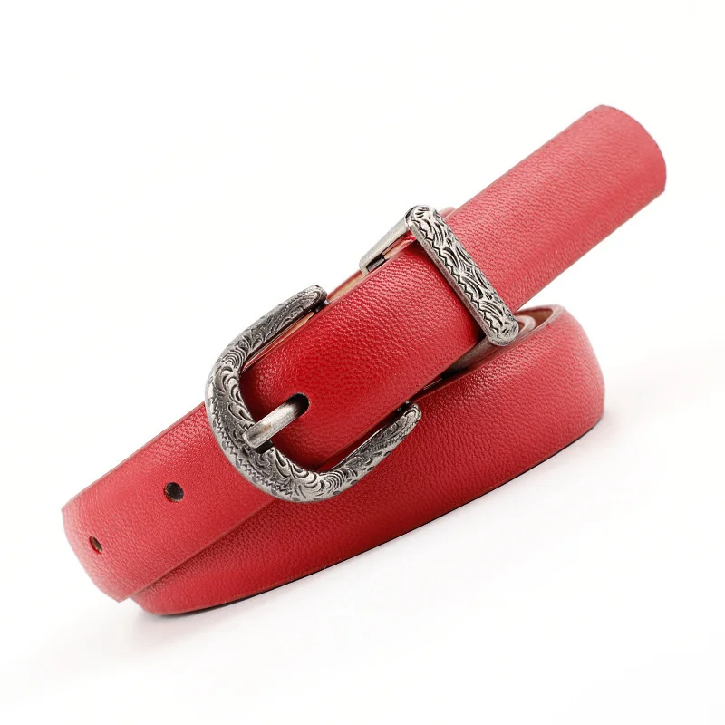 hup women black leather western cowgirl waist belt metal buckle waistband new hot belts for women luxury designer brand free global shipping