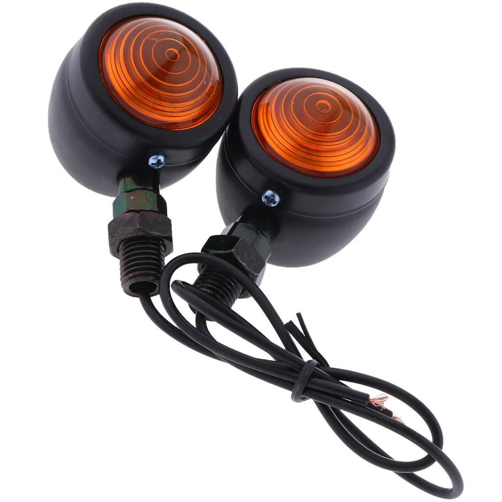 

12V Motorcycle Turn Signal Light Universal For Harley Suzuki Yamaha KTM Honda Cafe Racer Light Amber Flasher Moto Accessories