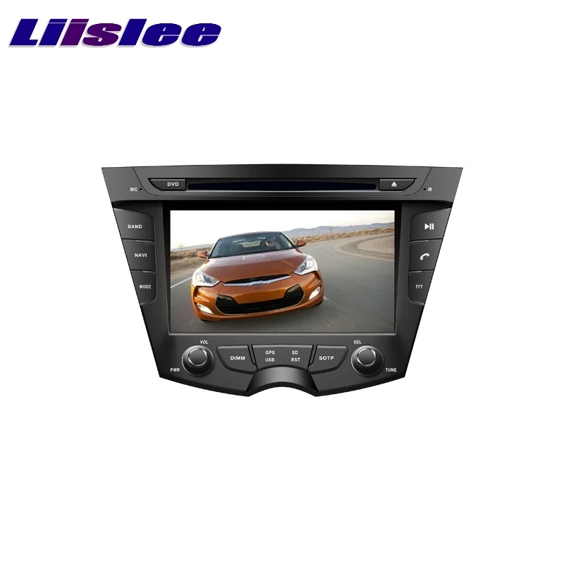 Для HYUNDAI VELOSTER 20011 ~ 2017 LiisLee Автомобильный мультимедийный телевизор DVD GPS аудио Hi Fi