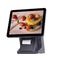 15touch screen factory sales cash register pos system for restaurants pos terminal touch screen pos machine j1900 mainboard