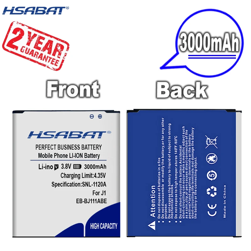 Новые поступления [HSABAT] EB-BJ111ABE батарея для Samsung Galaxy J1 Ace 3G Duos SM-J110 SM-J110F SM-J110G SM-J110H