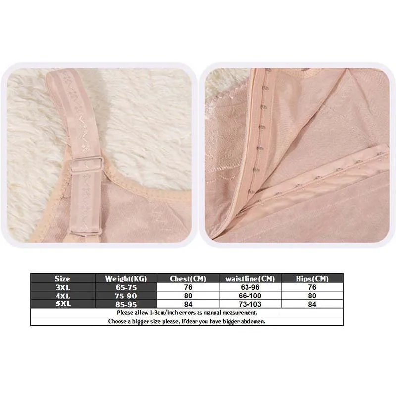 

Bodysuits Shaper Body Slimming Push Up Shapewear Recover Corset Waist Trainer Belly Tummy Control Crotch Open Plus Size Shaper