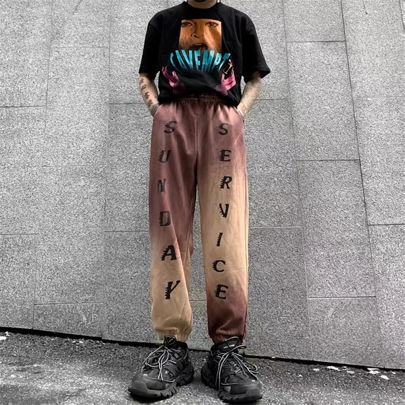 Брюки спортивные унисекс из плотного материала с принтом кактуса и растений |