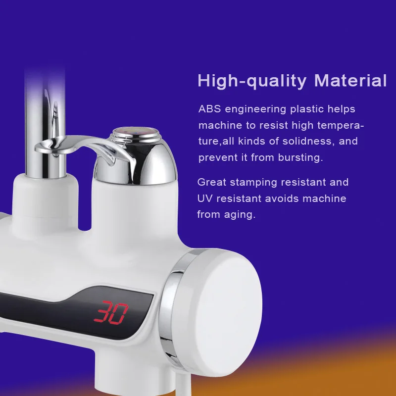 Мгновенный Электрический водонагреватель без резервуара смеситель для кухни