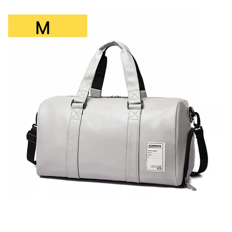 Small Gray Спортивная сумка, кожаные спортивные сумки, большие, мужские, тренировочные, ТАС для обуви, женские, для фитнеса, йоги, путешествий, багаж, на плечо, спортивная сумка XA156G - Цвет: Small Gray