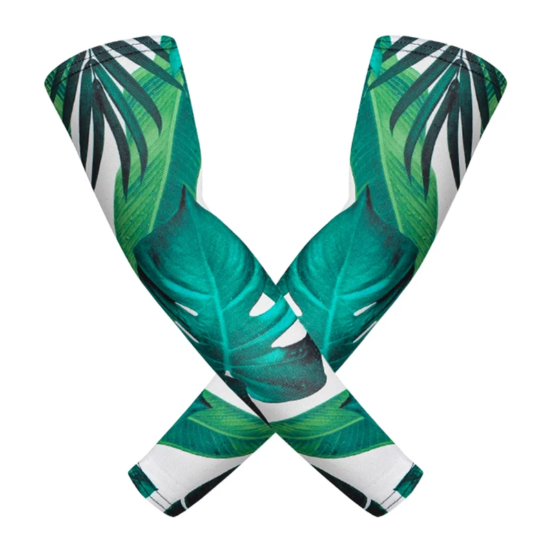 Спортивный дышащий рукав на руку с 3D татуировкой для бега велоспорта