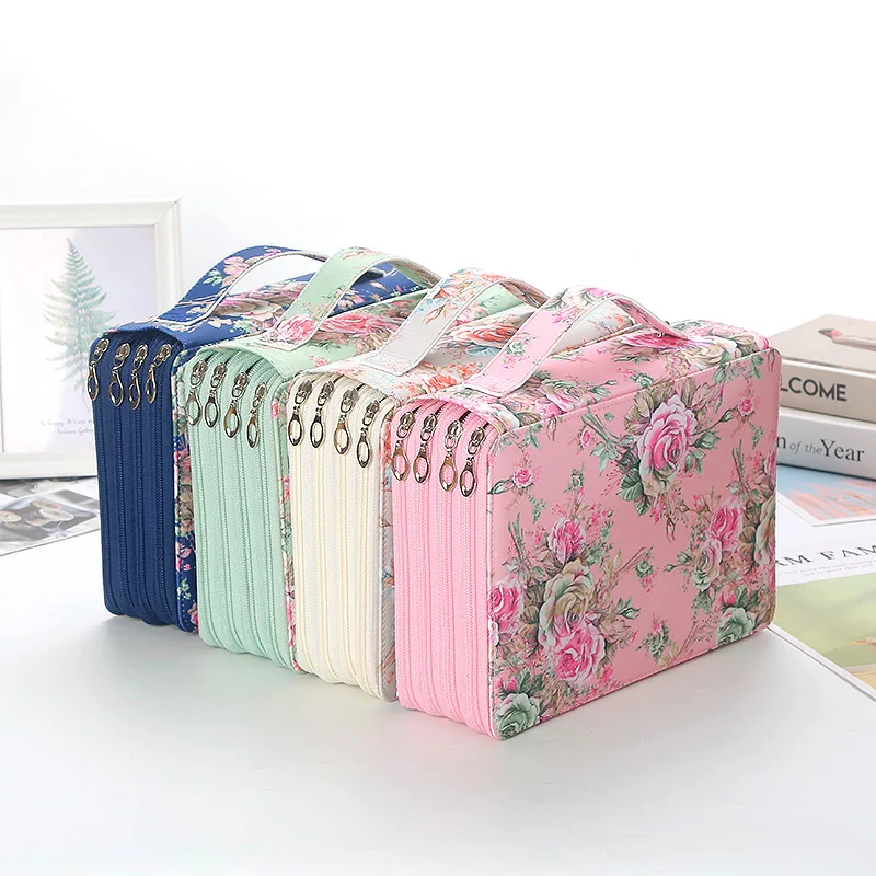 

184/200/252 Slots Pencil Case School Pencilcase for Girls Boys Pen Box Large Penal Stationery Bag Big Cartridge Office Pouch Kit