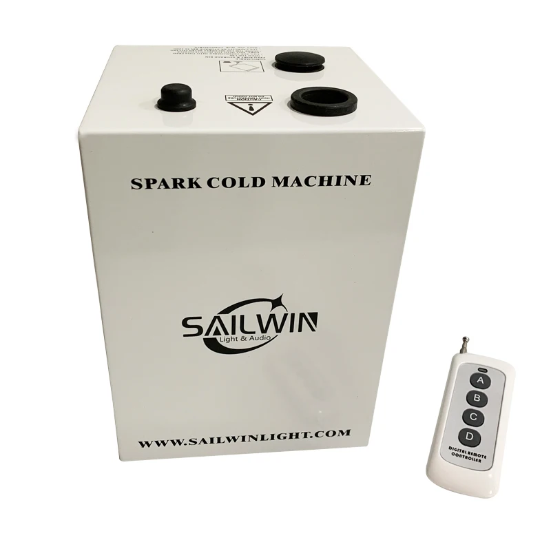

White Poland Stock SW-S400 400W DMX512 Wireless Remote Cold Spark Machine For Wedding Club Party Stage Light Sparkular Effects