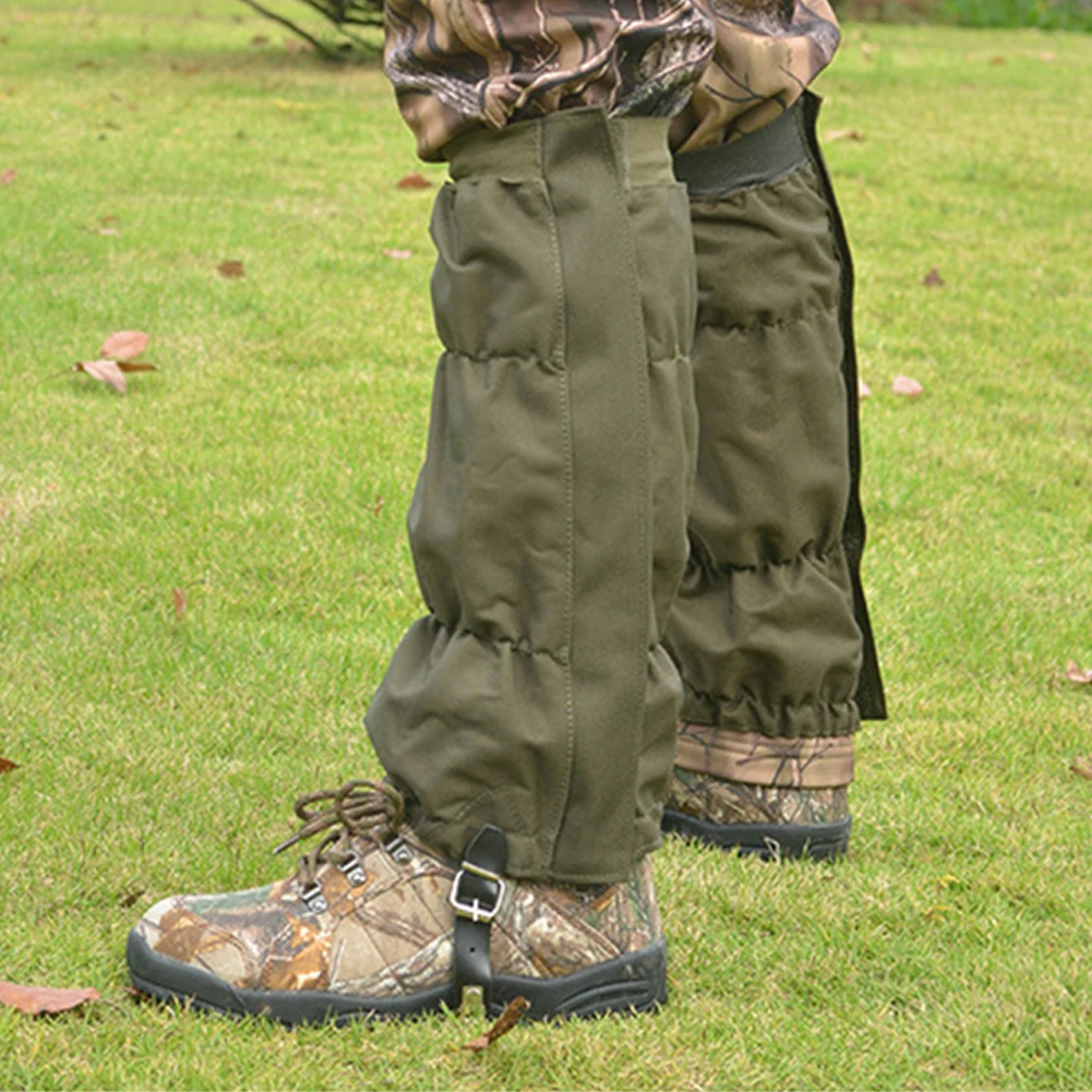 

2pcs Tactical Waterproof Leg Gaiters Hunting Hiking Camping Outdoor Legging Boots Shoes Cover Sport Safety Fitness Equipment